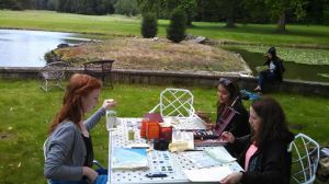 It's more fun to paint together