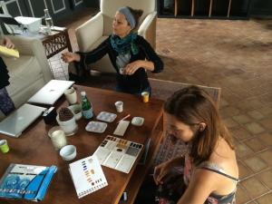 Mixing colors like pros