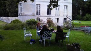 The painters at work