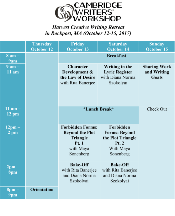 Harvest Creative Writing Retreat 2017FinalFinalFinal