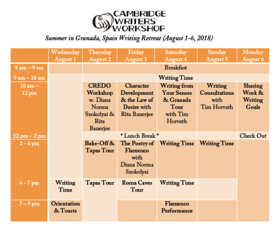 CWW-Granada2018Schedule (2)